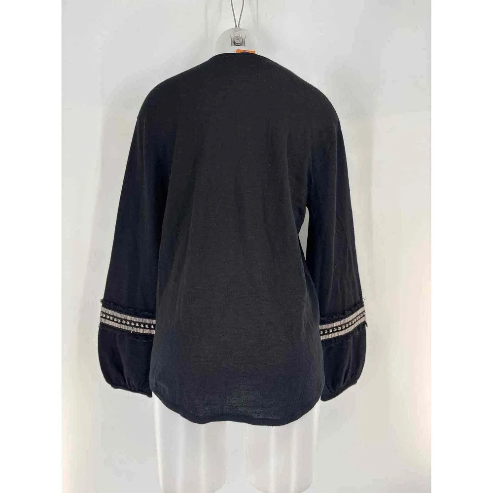Size L Tory Burch Black Sweater